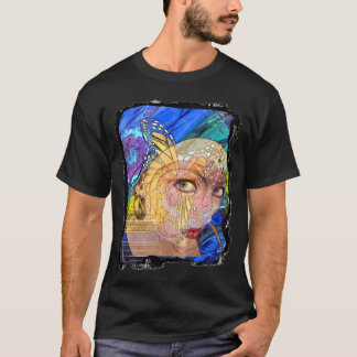 T-SHIRT DAME BUTTERFLY