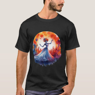 T-shirt Dame Catrina Jour des Morts Crâne de Sucre Dia De
