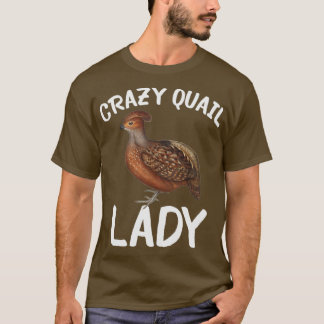 T-shirt Dame Crazy Quail