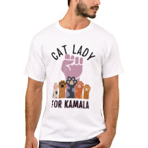 Dame de chat sans enfant pour Kamala 2024 Harris W