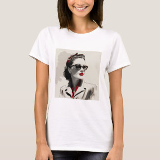 T-shirt Dame de classe en tee Shades