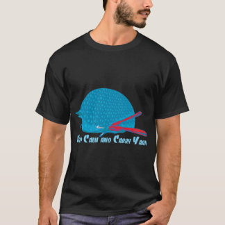 T-shirt Dame de poule folle Illustration de poules drôles.