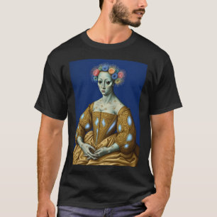 T-shirt Dame deep one une citoyenne creepy Lovecraftienne