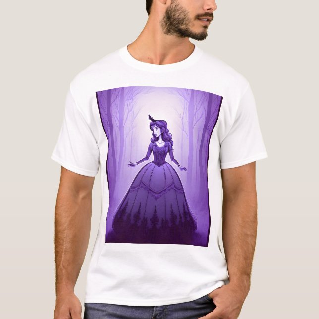 T-shirt Dame enchantée de la forêt de Twilight (Devant)