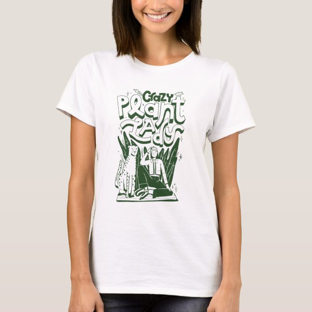 T-shirt Dame Plante folle (Devant)
