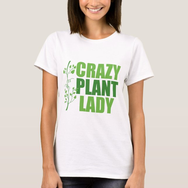 T-shirt Dame Plante folle (Devant)
