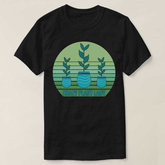 T-shirt Dame Plante folle 4 (Design devant)