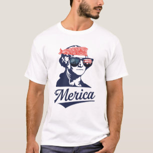 T-shirt d'Amérique George Washington drôle patriotique