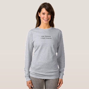 T-shirt Dames à manches longues américaines pures