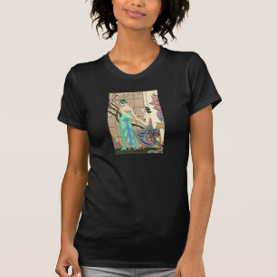 T-shirt Dames d'art déco par la fenêtre
