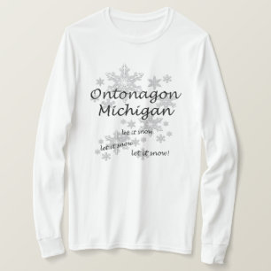 T-shirt Dames de neige du Michigan