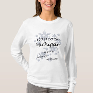 T-shirt Dames de neige Hancock Michigan