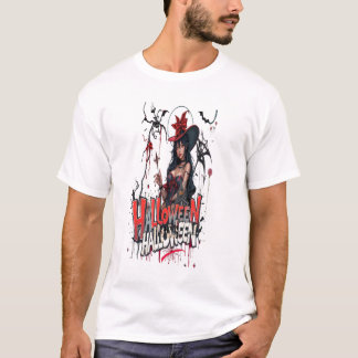 T-shirt dames d'Halloween graffiti art 3D famille