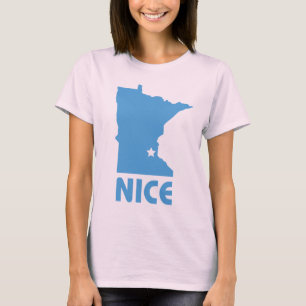 T-shirt Dames drôles T organique du Minnesota Nice