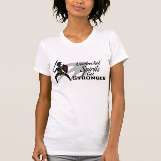 T-Shirt Dames Esprits Incontrôlés Deviennent Plus 