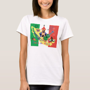 T-shirt Dames heureuses de Cinco De Mayo