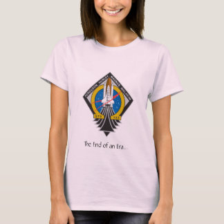 T-shirt Dames l'Atlantide STS-135 "fin bébé d'ère" -