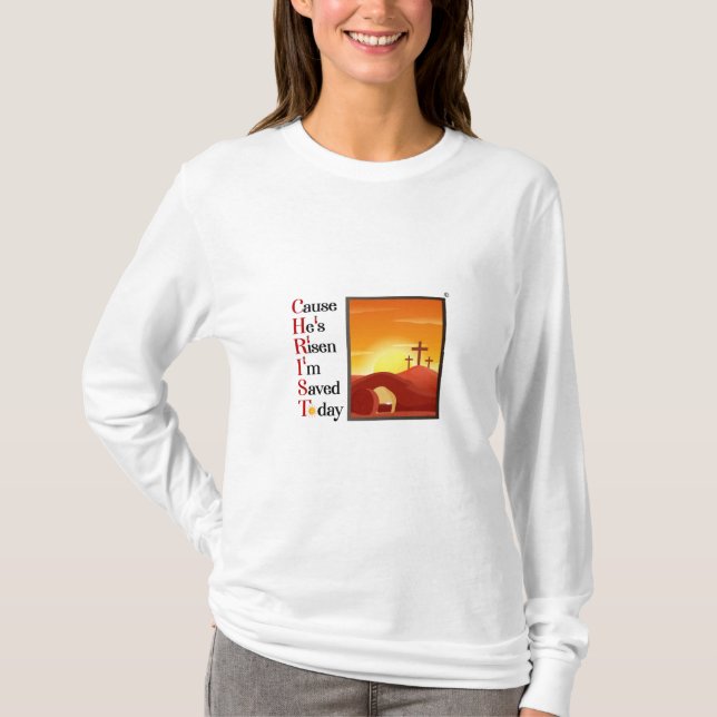 T-shirt Dames Long Sleeve Tee (Devant)