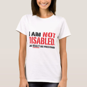 T-shirt Dames non handicapées T