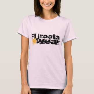 T-shirt dames roses du filirootswear t