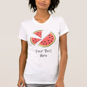 T-shirt dames "Text" pour pièces de pastèque
