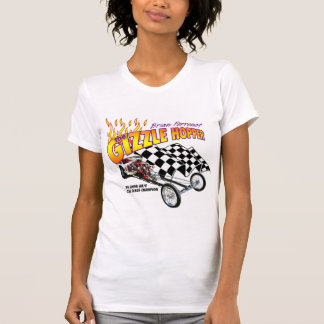 T-shirt Dames Twofer de trémie de Gizzle pur (adapté)