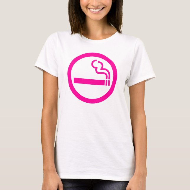T-shirt Dames Zone fumeurs 喫 煙 女 性 Japonais (Devant)