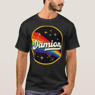 T-shirt Damion Arc En Arc Dans L'Espace Style Vintage