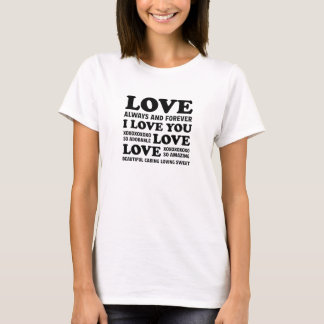 T-shirt d'amour