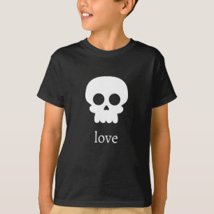 T-shirt d'amour de crâne