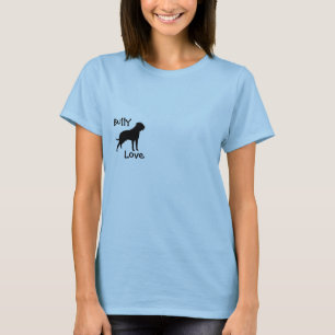 T-shirt d'amour de despote de Bullmastiff