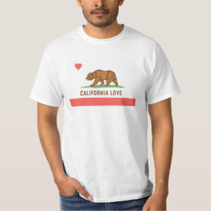 T-shirt d'amour de la Californie