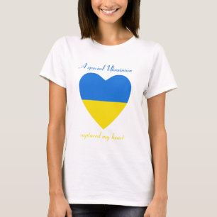 T-shirt d'amoureux de drapeau de l'Ukraine