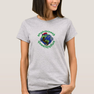 T-shirt d'AmphibiaWeb pour des femmes
