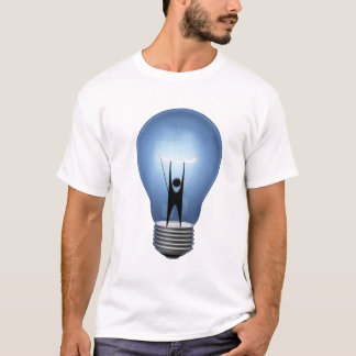 T-shirt d'ampoule d'humaniste