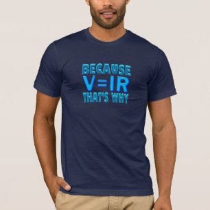 T-shirt d'analyse de circuit d'électrotechnique