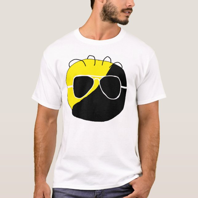 T-shirt d'AnCap AnarchyBall (Devant)