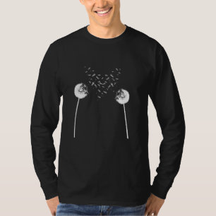 T-shirt Dandelion Femme Avec Graines Il Aime Pousser Été