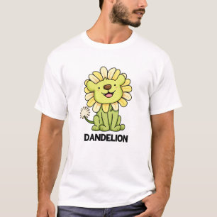 T-shirt Dandelion Funny Lion Pun