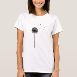 T-shirt Dandelion Imprimer Nature Macro Fleurs