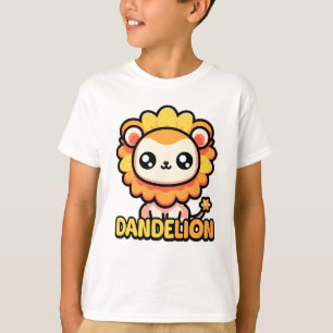 T-shirt Dandelion ! Pun Lion Cute Dandelion