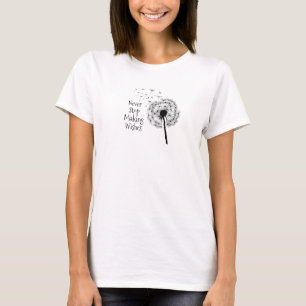 T-shirt Dandelion souhaite Tee - shirt de design