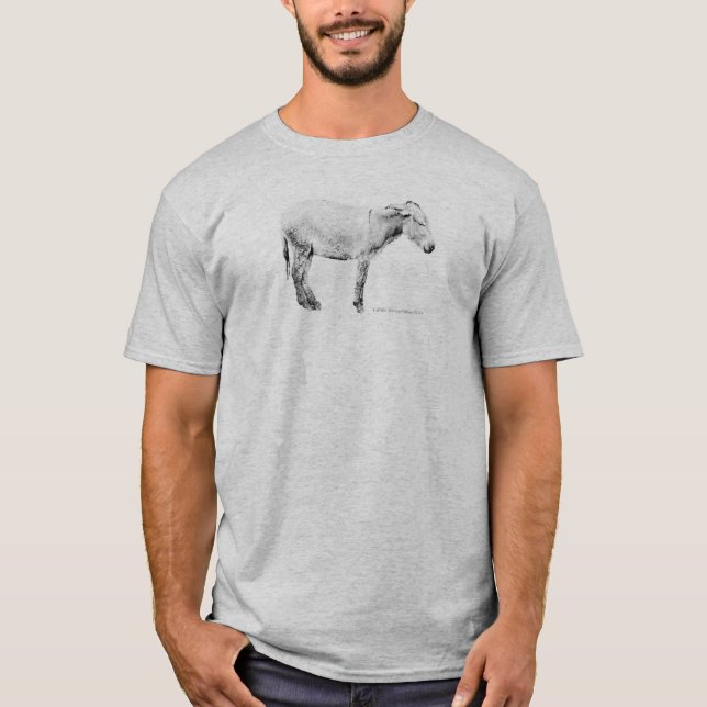 T-shirt d'âne "Scarlett Hates the Rain" pour homme (Devant)