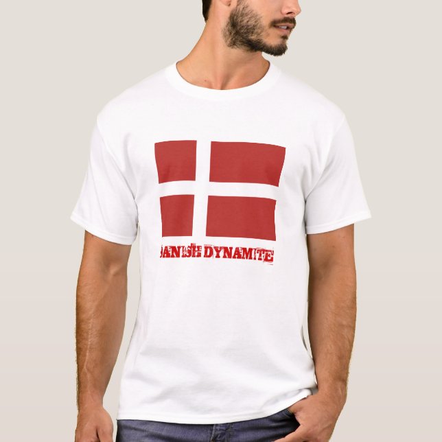 T-shirt Danemark1 "DYNAMITE DANOIS" (Devant)