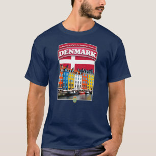 T-shirt Danemark Copenhague Europe