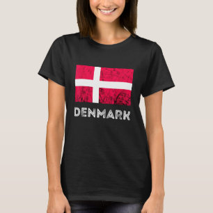 T-shirt Danemark Dannebrog Drapeau danois Dansk Roots Dank