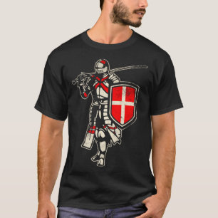 T-shirt Danemark Danois Chevalier