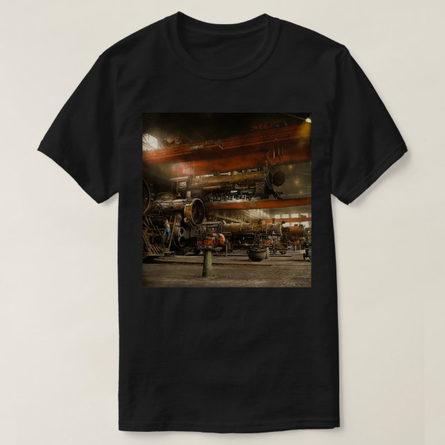 T-shirt Danger de réparation de train au-dessus de 1943 (Design devant)