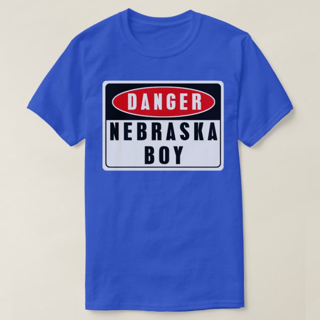 T-shirt danger garçon Nebraska (Design devant)