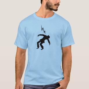 T-shirt Danger ! Panneau d'avertissement électrique